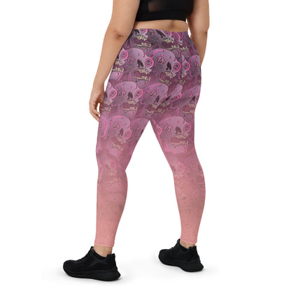 Leggings, Weirdcore Skulls