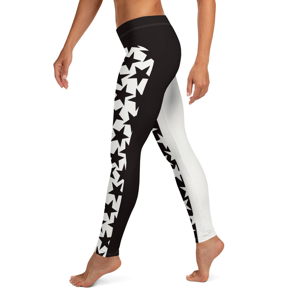 Leggings, Black Stars