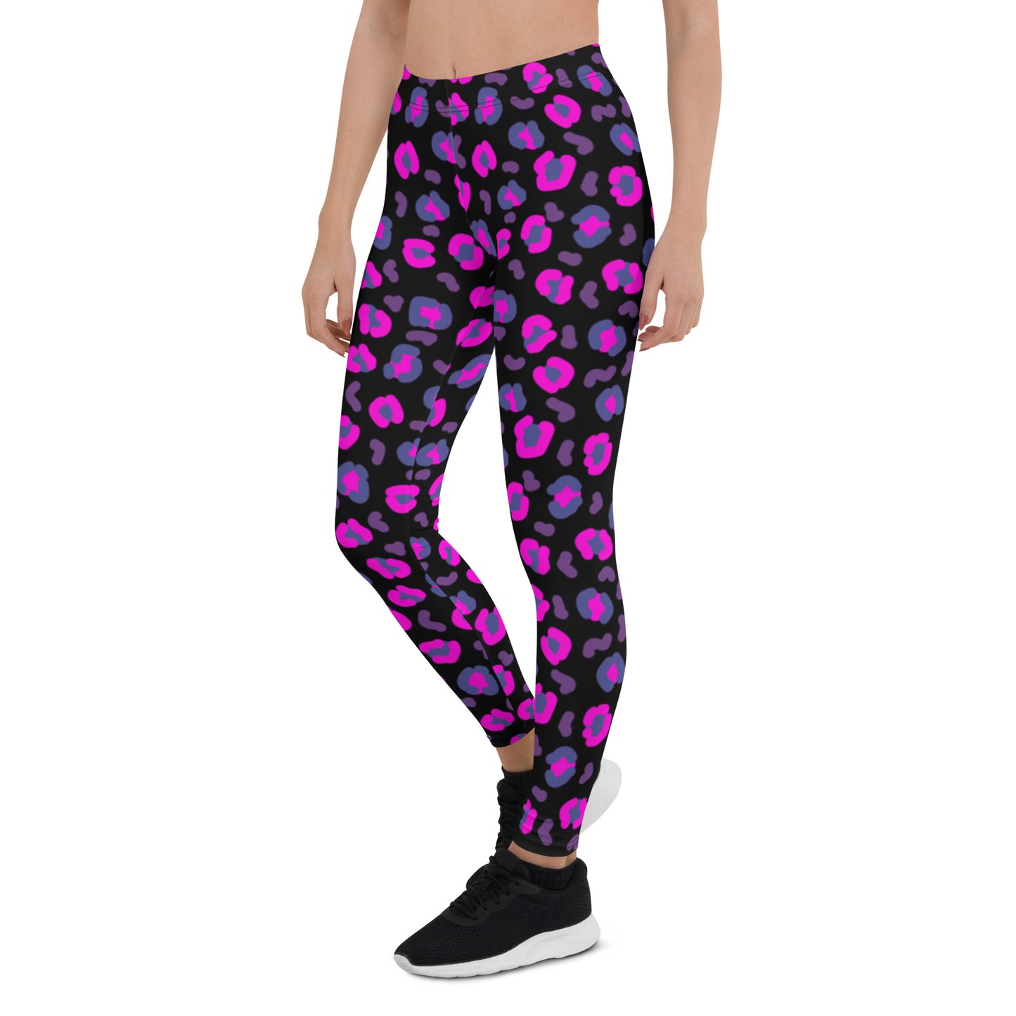 Leggings, Leopard Skin Purple