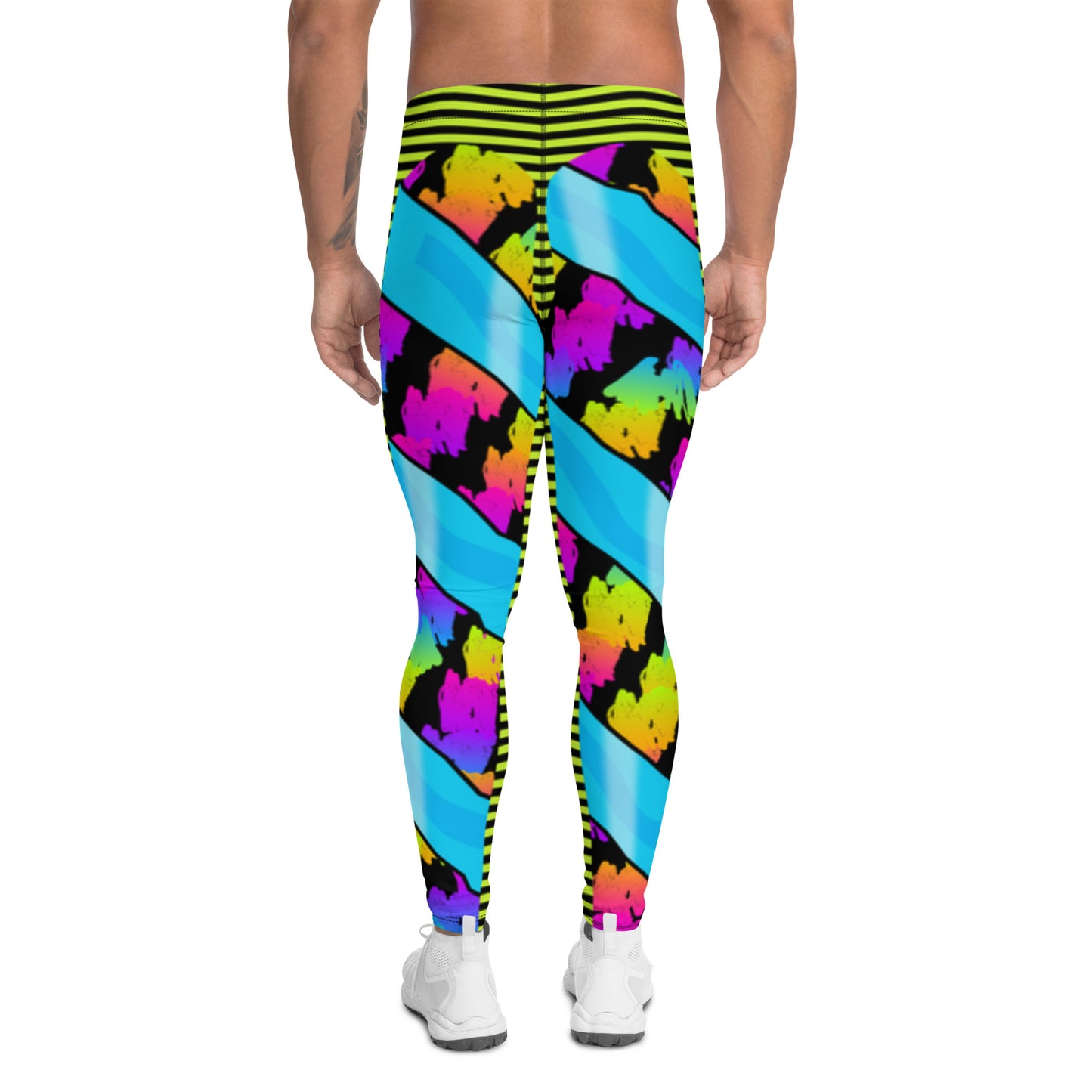 Mens Leggings, Rainbowcore Cosplay