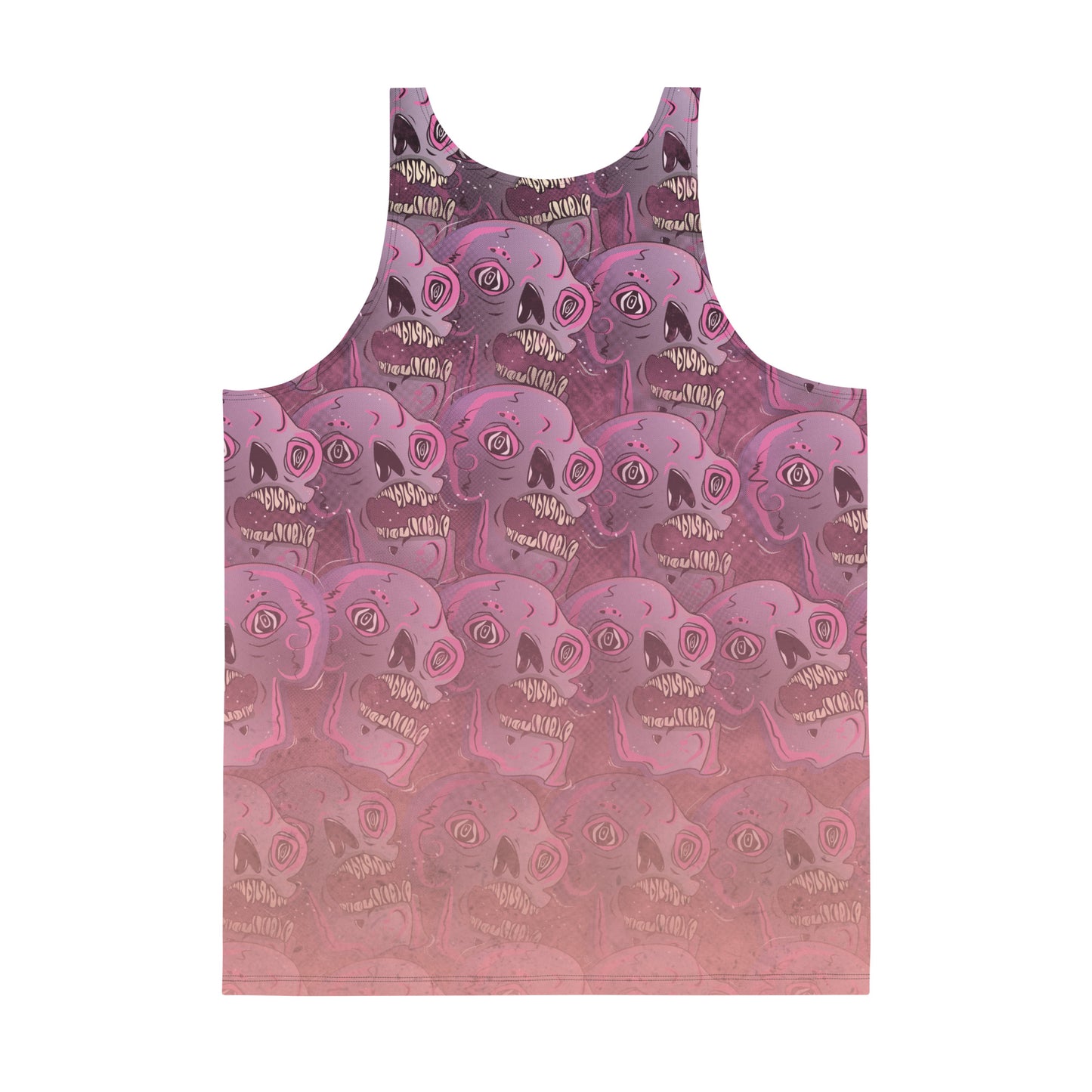 Mens Tank Top, Weirdcore Skulls