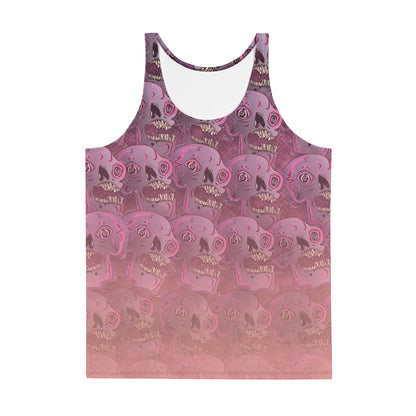 Mens Tank Top, Weirdcore Skulls