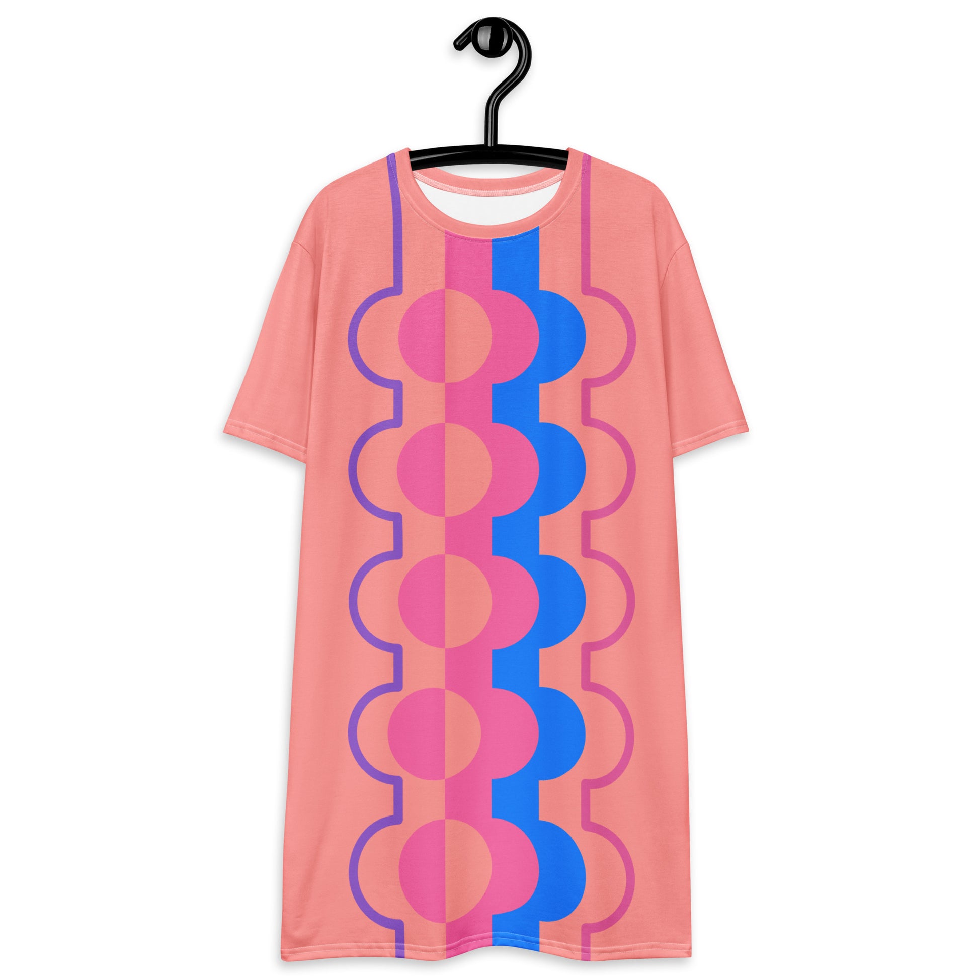 Mid Century Pastel T-shirt Dress | Boho Danish Pastel Punk Harajuku Shirt | Pyjama Party | Soft Grunge Goth JFashion Clubbing Outfit