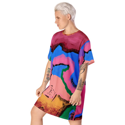 T-shirt Dress, Abstract Art