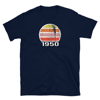 1950 Birthday Year T-Shirt | Vintage Style Short-Sleeve Unisex