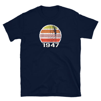 1947 Birthday Year T-Shirt | Vintage Style Short-Sleeve Unisex