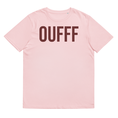 French slang un truc d'ouf organic t shirt in pink