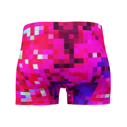 LGBT pink checked mens boxer briefs underwear