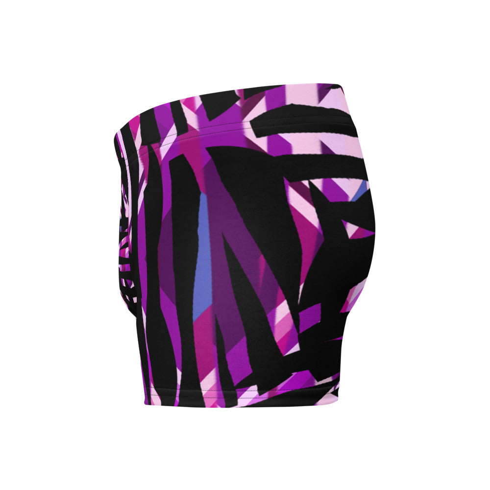 Mens Boxer Briefs | Pink Pattern | Retro 30s Style