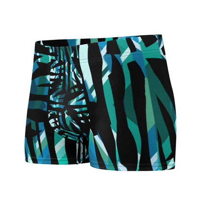 Mens Boxer Briefs | Turquoise Pattern | Retro 30s Style