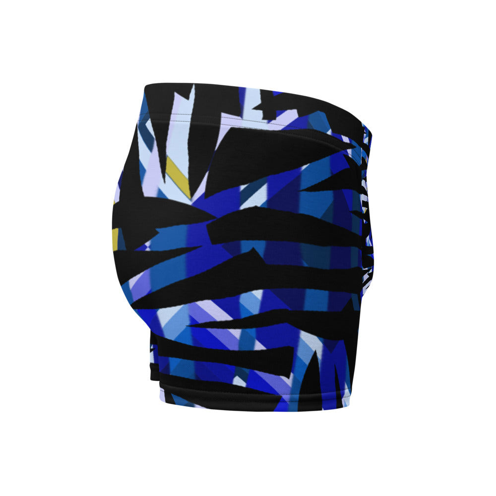 Mens Boxer Briefs | Blue Pattern | Retro 30s Style