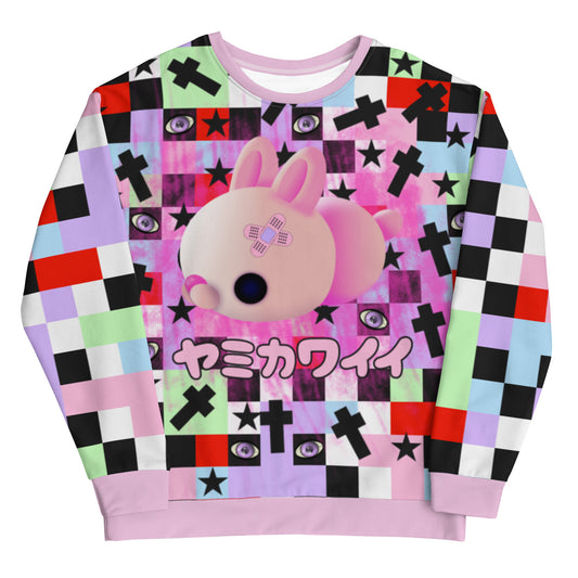 Unisex Sweatshirt, Yami Kawaii Mochi Mouse