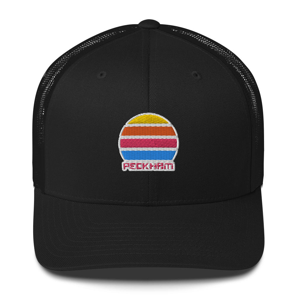 Peckham Vintage Sunset Mesh Trucker Cap