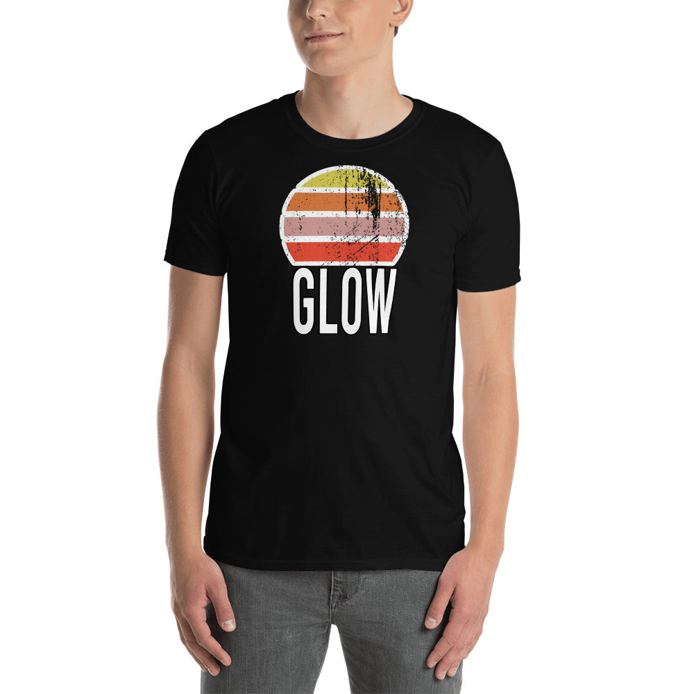 Glow Vintage Sunset Short-Sleeve Unisex T-Shirt