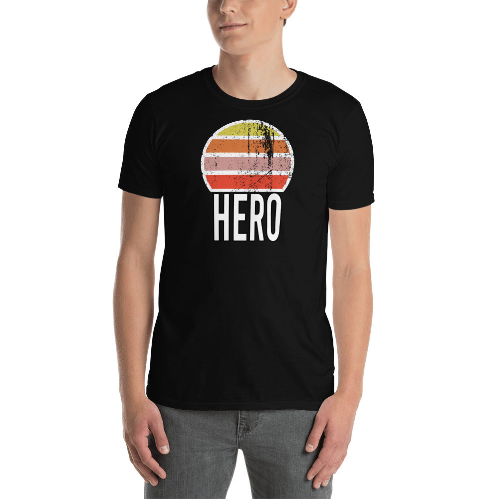 Hero Vintage Sunset Short-Sleeve Unisex T-Shirt