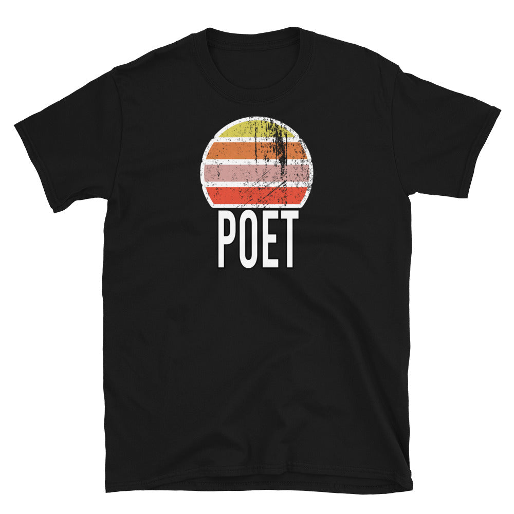 Poet Vintage Sunset Short-Sleeve Unisex T-Shirt