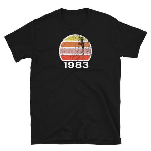 1983 Birthday Year Vintage Style Short-Sleeve Unisex T-Shirt