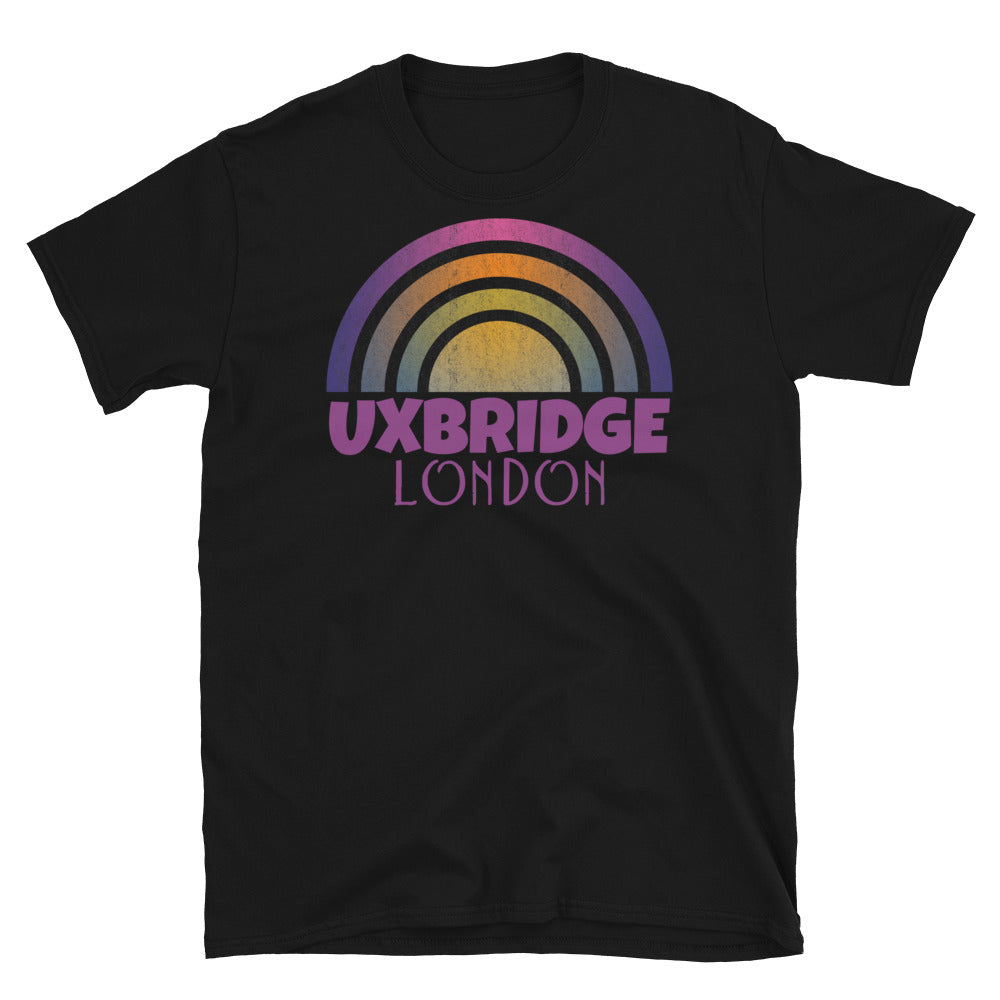 Uxbridge London Retrowave Graphic T-Shirt